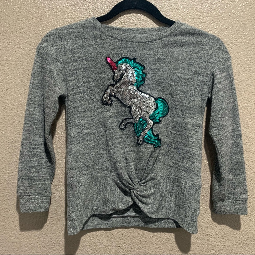 unicorn sequin shirt